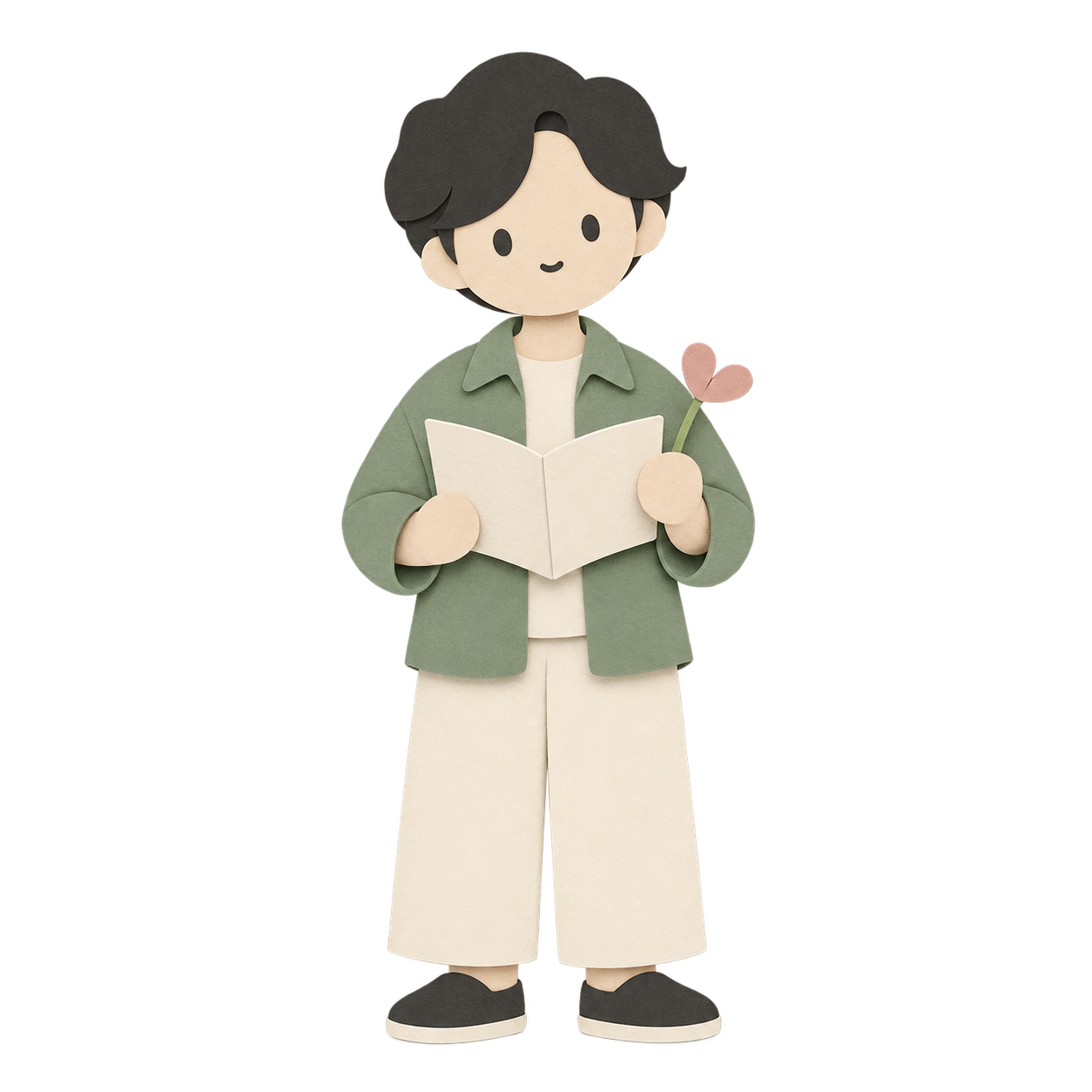 INFP原创切纸角色 / Original INFP paper-cut character